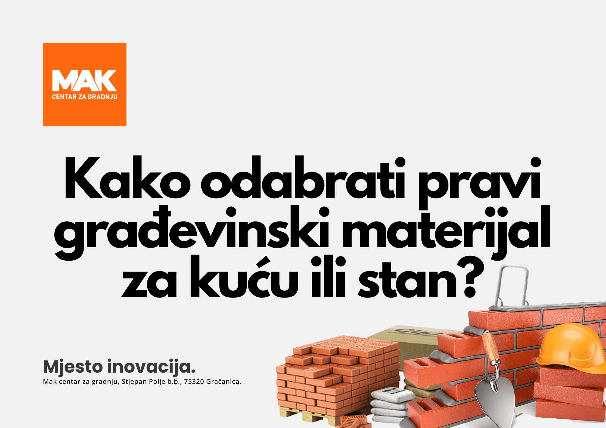 Kako odabrati pravi građevinski materijal za kuću ili stan?